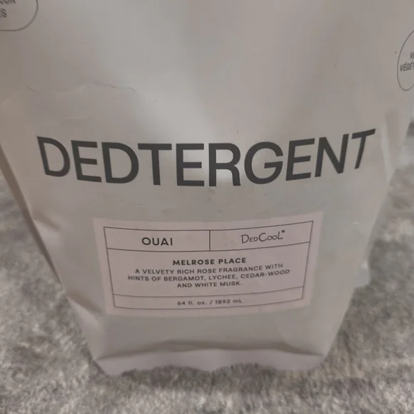 DedCool X OUAI Vegan Laundry DEDtergent Clean Non-Toxic Melrose Place 64oz New - Picture 2 of 6
